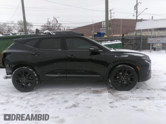 2022 Chevrolet Blazer RS with VIN 3GNKBKRS4NS171473, listed as a IAAI auction lot 41345128 with 33,093 mi miles and . Bid and sale history available at DreamBid. Image 14.