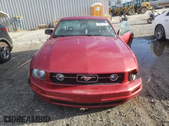 2007 Ford Mustang Deluxe with VIN 1ZVHT80N175353149, listed as a Copart auction lot 45021165 with 124,137 mi miles and Salvage Title. Bid and sale history available at carsss.com. Image 5.
