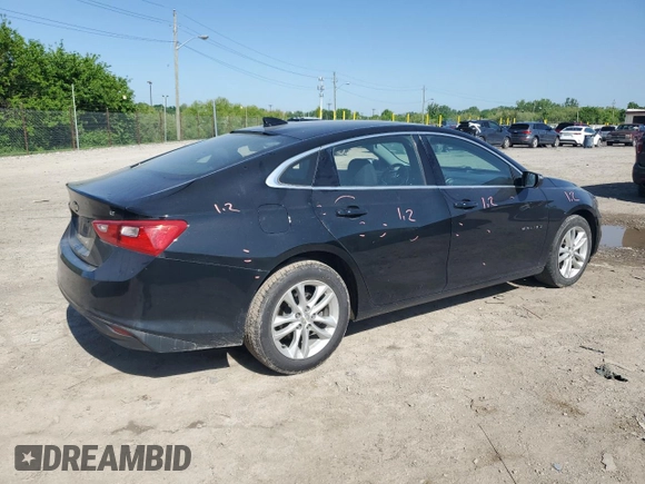 2018 Chevrolet Malibu LT with VIN 1G1ZD5ST0JF259594, listed as a Copart auction lot 56745415 with Not provided miles and Non repairable. Bid and sale history available at DreamBid. Image 3.