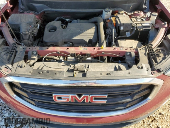 2018 GMC Terrain SLE with VIN 3GKALMEV3JL283400, listed as a Copart auction lot 52078445 with 216,117 mi miles and Salvage Title. Bid and sale history available at carsss.com. Image 11.