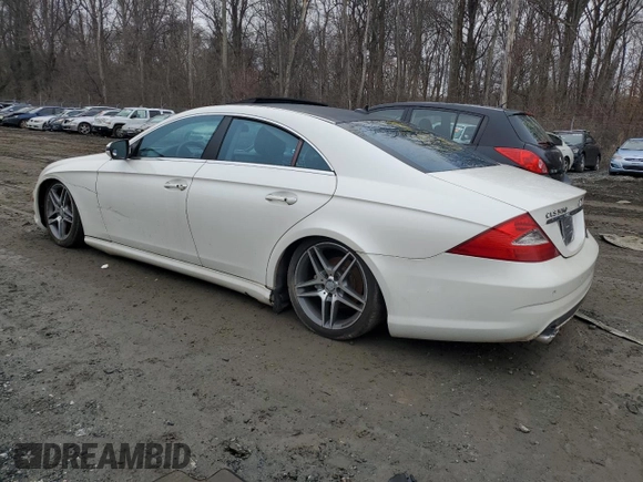 2009 Mercedes-Benz CLS-Class 5.5L with VIN WDDDJ72X49A147565, listed as a Copart auction lot 44361605 with 0 mi miles and Salvage Title. Bid and sale history available at carsss.com. Image 2.