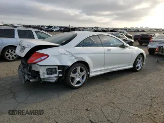 2009 Mercedes-Benz CL-Class 5.5L V8 with VIN WDDEJ86X99A022680, listed as a Copart auction lot 69120444 with 194,273 mi miles and Salvage Title. Bid and sale history available at carsss.com. Image 3.