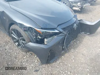 2024 Lexus IS 350 F Sport with VIN JTHBZ1E21R5036891, listed as a IAAI auction lot 42515614 with 6,904 mi miles and . Bid and sale history available at DreamBid. Image 17.