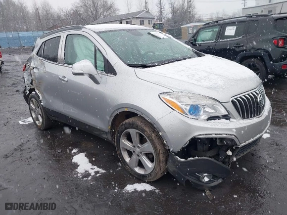 2016 Buick Encore Leather with VIN KL4CJGSB9GB599751, listed as a IAAI auction lot 41150011 with 91,200 mi miles. Bid and sale history available at carsss.com. Image 1.