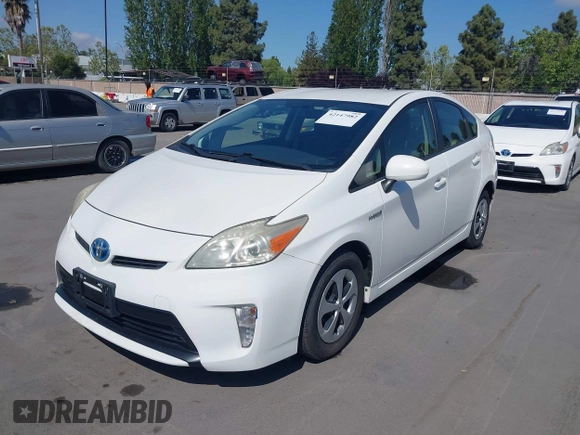 2012 Toyota Prius One with VIN JTDKN3DU9C1551440, listed as a IAAI auction lot 42147982 with 17,345 mi miles. Bid and sale history available at carsss.com. Image 6.