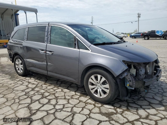 2016 Honda Odyssey SE with VIN 5FNRL5H38GB078189, listed as a Copart auction lot 52321365 with 94,662 mi miles and Salvage Title. Bid and sale history available at carsss.com. Image 4.