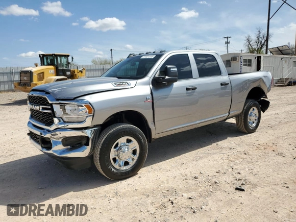 2024 Ram 2500 Tradesman with VIN 3C6UR5CL4RG393141, listed as a Copart auction lot 51021265 with 52 mi miles and Salvage title. Bid and sale history available at DreamBid. Image 1.
