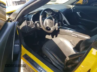 2016 Chevrolet Corvette 3LT with VIN 1G1YF3D71G5109857, listed as a Copart auction lot 69100414 with 63,216 mi miles and Salvage Title. Bid and sale history available at carsss.com. Image 8.