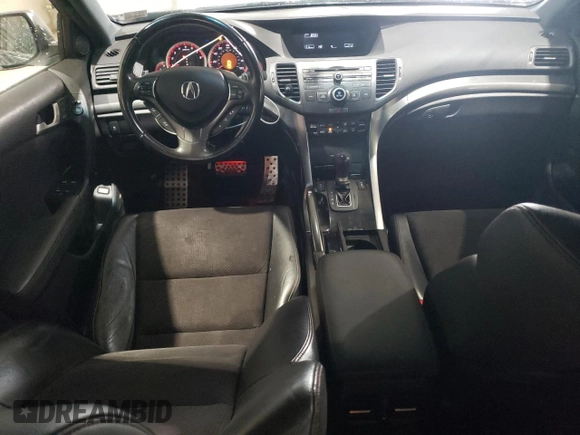 2012 Acura TSX Special Edition with VIN JH4CU2F85CC027433, listed as a Copart auction lot 62903415 with 221,561 mi miles and Salvage title. Bid and sale history available at DreamBid. Image 8.