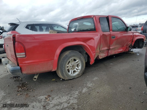 2004 Dodge Dakota with VIN 1D7GL12K84S717711, listed as a Copart auction lot 84288024 with 0 mi miles and Clean Title. Bid and sale history available at carsss.com. Image 3.