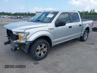 2018 Ford F-150 XL with VIN 1FTEW1CP6JFA35949, listed as a IAAI auction lot 42322549 with 104,044 mi miles and . Bid and sale history available at DreamBid. Image 2.