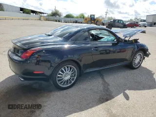 2002 Lexus SC 430 with VIN JTHFN48Y320020970, listed as a Copart auction lot 59332975 with 148,346 mi miles and Salvage title. Bid and sale history available at DreamBid. Image 3.