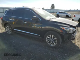 2013 Infiniti JX35 with VIN 5N1AL0MM0DC332920, listed as a Copart auction lot 73411804 with 178,502 mi miles and Salvage Title. Bid and sale history available at carsss.com. Image 4.