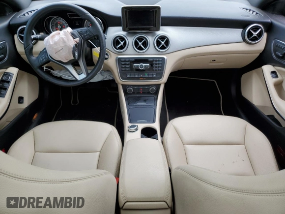2014 Mercedes-Benz CLA 250 with VIN WDDSJ4GB3EN124980, listed as a Copart auction lot 57704585 with 86,643 mi miles and Salvage title. Bid and sale history available at DreamBid. Image 8.