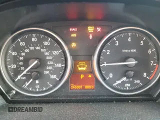 2008 BMW 3 Series 335i with VIN WBAVB73558VH25382, listed as a Copart auction lot 52142795 with 245,001 mi miles and Salvage title. Bid and sale history available at DreamBid. Image 9.