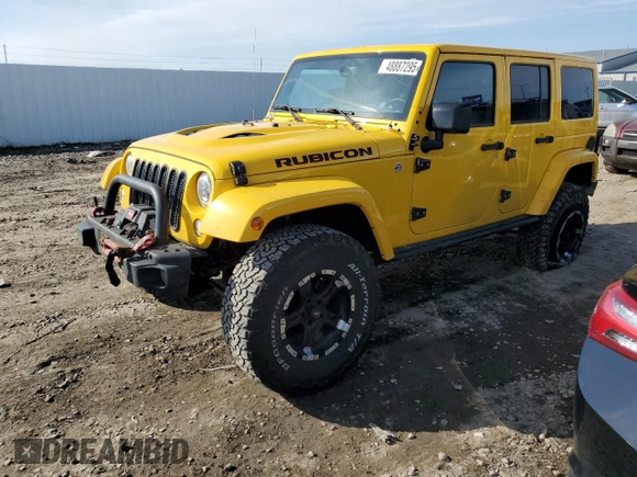 2015 Jeep Wrangler Unlimited Rubicon with VIN 1C4BJWFG1FL662478, listed as a Copart auction lot 48887295 with 95,826 mi miles and Clean Title. Bid and sale history available at carsss.com. Image 1.