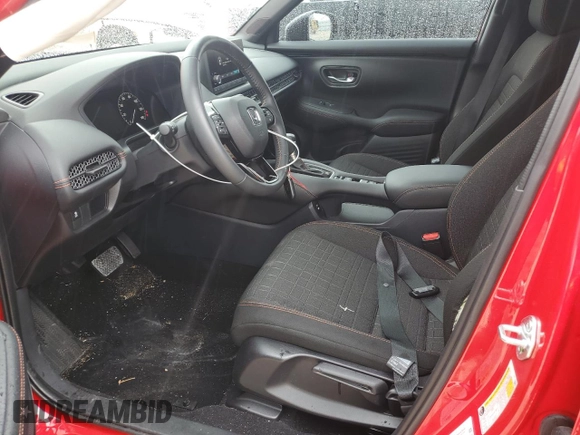 2024 Honda HR-V Sport with VIN 3CZRZ1H58RM756893, listed as a Copart auction lot 44939995 with 7,088 mi miles and Salvage Title. Bid and sale history available at DreamBid. Image 7.