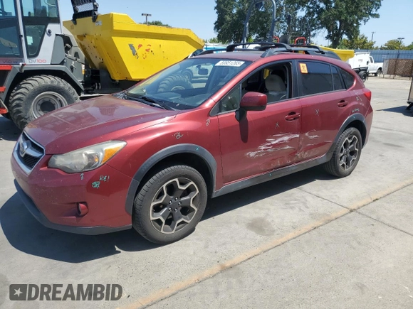 2013 Subaru Crosstrek Premium with VIN JF2GPAVC1D2853344, listed as a Copart auction lot 59951265 with 147,810 mi miles and Salvage title. Bid and sale history available at DreamBid. Image 1.