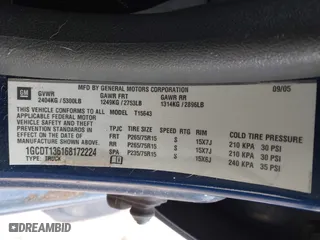 2006 Chevrolet Colorado LT w/2LT with VIN 1GCDT136168172224, listed as a IAAI auction lot 41533049 with 144,225 mi miles. Bid and sale history available at carsss.com. Image 9.