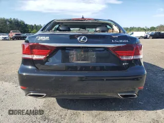 2013 Lexus LS 460 L with VIN JTHDL5EF9D5005711, listed as a Copart auction lot 66788754 with 130,114 mi miles and Salvage title. Bid and sale history available at DreamBid. Image 6.