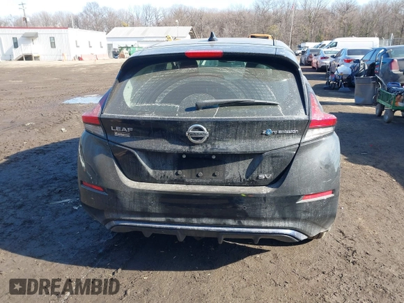 2022 Nissan LEAF SV with VIN 1N4AZ1CV9NC561705, listed as a IAAI auction lot 41465860 with 19,549 mi miles and . Bid and sale history available at DreamBid. Image 16.
