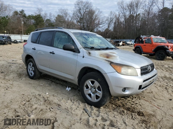 2007 Toyota RAV4 with VIN JTMBD33V476042541, listed as a Copart auction lot 50938955 with 209,425 mi miles and Salvage Title. Bid and sale history available at carsss.com. Image 4.