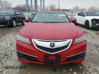 2017 Acura TLX with VIN 19UUB1F3XHA003742, listed as a Copart auction lot 47879745 with 0 mi miles and Salvage Title. Bid and sale history available at carsss.com. Image 5.