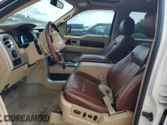 2012 Ford F-150 XL with VIN 1FTFW1ETXCKD48799, listed as a Copart auction lot 53849915 with 134,220 mi miles and Salvage Title. Bid and sale history available at DreamBid. Image 7.