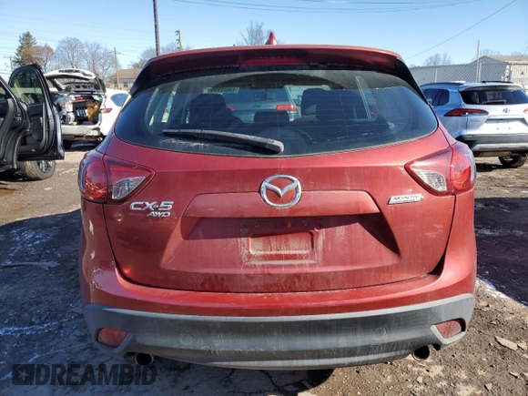 2013 Mazda CX-5 Sport with VIN JM3KE4BE7D0135886, listed as a Copart auction lot 43522095 with 161,344 mi miles and Salvage Title. Bid and sale history available at carsss.com. Image 6.