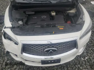 2017 Infiniti QX60 with VIN 5N1DL0MM3HC523024, listed as a Copart auction lot 50169055 with 81,521 mi miles and Salvage Title. Bid and sale history available at carsss.com. Image 14.
