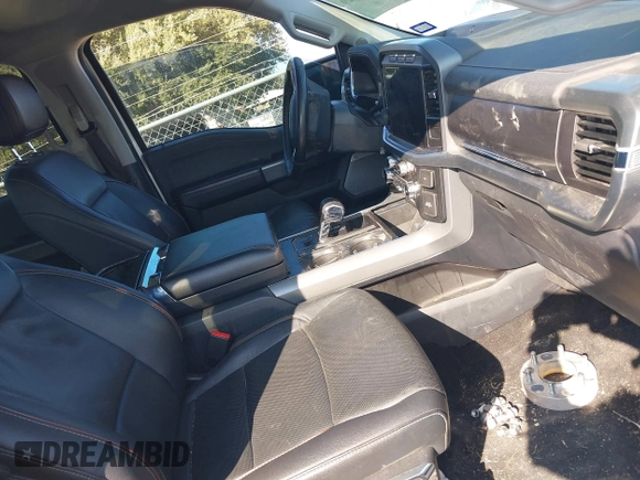 2022 Ford F-150 XL with VIN 1FTFW1E83NFA67841, listed as a IAAI auction lot 41489029 with 34,505 mi miles. Bid and sale history available at carsss.com. Image 5.