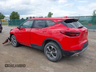 2023 Chevrolet Blazer LT with VIN 3GNKBHR43PS171195, listed as a IAAI auction lot 42547323 with 29,525 mi miles and . Bid and sale history available at DreamBid. Image 3.