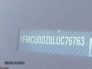 2020 Ford Escape Titanium Hybrid с VIN 1FMCU0DZ0LUC76763, выставлен на аукционе IAAI как лот 40696114 с пробегом 61 234 миль миль и . История ставок и продаж доступна на DreamBid. Изображение 9.
