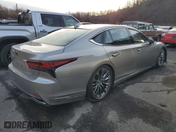 2021 Lexus LS 500 with VIN JTHD51FF7M5014893, listed as a Copart auction lot 86109654 with Not provided miles and Non repairable. Bid and sale history available at DreamBid. Image 3.