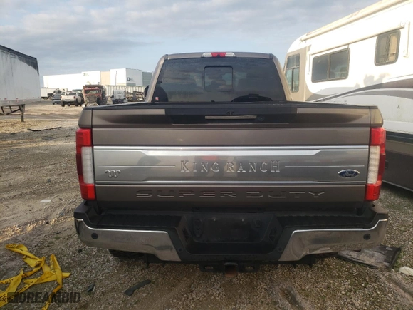 2018 Ford Super Duty F-350 SRW XL with VIN 1FT8W3BT0JEB26387, listed as a Copart auction lot 43755245 with NaN miles and Salvage Title. Bid and sale history available at carsss.com. Image 6.