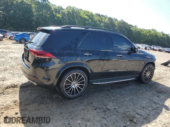 2020 Mercedes-Benz GLE 450 with VIN 4JGFB5KB6LA217594, listed as a Copart auction lot 58564685 with 80,188 mi miles and Salvage title. Bid and sale history available at DreamBid. Image 3.
