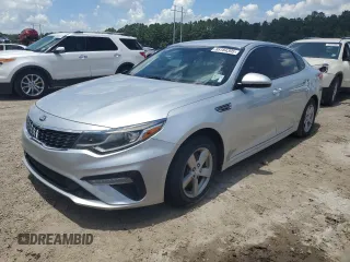 2019 Kia Optima LX with VIN 5XXGT4L39KG278156, listed as a Copart auction lot 65184395 with 158,414 mi miles and Clean title. Bid and sale history available at DreamBid. Image 1.