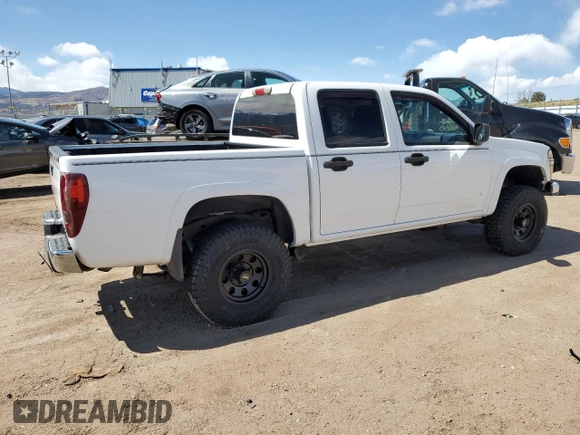 2007 GMC Canyon SLE2 with VIN 1GTDT13E078133696, listed as a Copart auction lot 51487005 with 126,741 mi miles and Salvage Title. Bid and sale history available at carsss.com. Image 3.