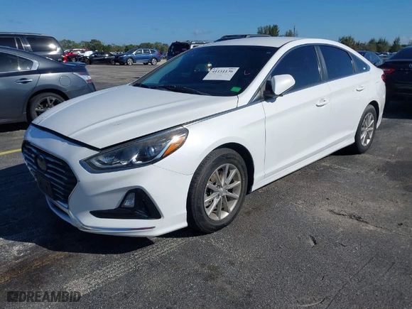 2019 Hyundai Sonata SE with VIN 5NPE24AF7KH791014, listed as a IAAI auction lot 41151136 with 101,469 mi miles. Bid and sale history available at carsss.com. Image 2.