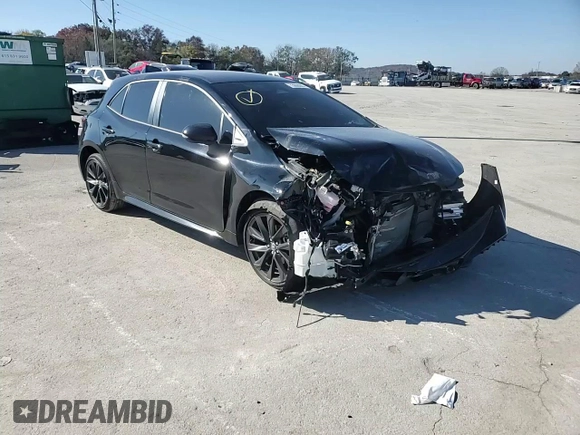2023 Toyota Corolla XSE with VIN JTNC4MBE2P3201405, listed as a Copart auction lot 73908083 with 23,645 mi miles and Salvage Title. Bid and sale history available at DreamBid. Image 10.