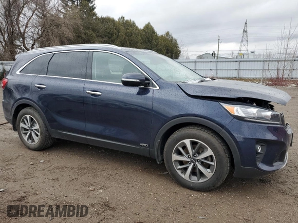 2020 Kia Sorento EX with VIN 5XYPHDA50LG659347, listed as a Copart auction lot 49669065 with 81,384 mi miles and Salvage Title. Bid and sale history available at DreamBid. Image 4.