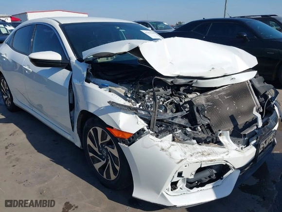 2018 Honda Civic Hatchback LX with VIN SHHFK7H22JU213004, listed as a IAAI auction lot 41694568 with 85,826 mi miles. Bid and sale history available at carsss.com. Image 18.