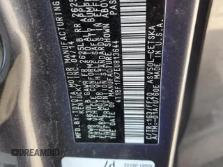 2014 Toyota Camry L with VIN 4T1BF1FK7EU813644, listed as a Copart auction lot 52992175 with 141,726 mi miles and Salvage Title. Bid and sale history available at carsss.com. Image 15.