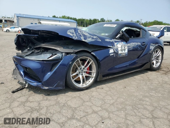 2020 Toyota Supra 3.0 с VIN WZ1DB4C09LW026212, выставлен на аукционе Copart как лот 59109685 с пробегом 74 041 миль миль и Списание • Salvage title. История ставок и продаж доступна на DreamBid. Изображение 1.