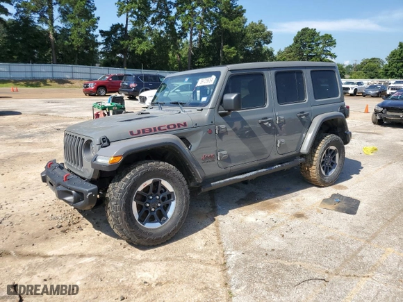 2019 Jeep Wrangler Unlimited Rubicon with VIN 1C4HJXFG9KW516807, listed as a Copart auction lot 59729654 with 95,968 mi miles and Salvage Title. Bid and sale history available at carsss.com. Image 1.