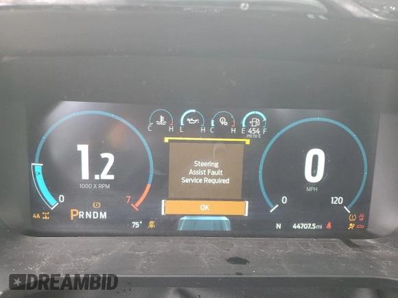 2022 Ford F-150 XL with VIN 1FTFW1E87NFA90247, listed as a Copart auction lot 52365845 with 44,707 mi miles and Clean title. Bid and sale history available at DreamBid. Image 9.