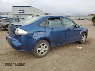 2008 Ford Focus SE with VIN 1FAHP35N98W243356, listed as a Copart auction lot 49072345 with 99,362 mi miles and Salvage Title. Bid and sale history available at carsss.com. Image 3.