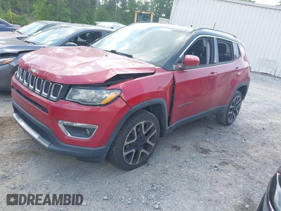 2018 Jeep Compass Limited with VIN 3C4NJDCB6JT254453, listed as a IAAI auction lot 42155892 with 939,333 mi miles and . Bid and sale history available at DreamBid. Image 17.