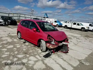2008 Honda Fit Sport with VIN JHMGD38628S045663, listed as a Copart auction lot 48222545 with 148,236 mi miles and Salvage Title. Bid and sale history available at carsss.com. Image 11.
