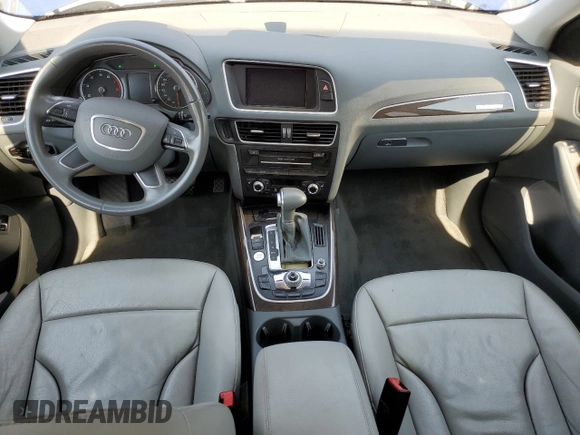 2014 Audi Q5 Premium Plus with VIN WA1LFAFP7EA050329, listed as a Copart auction lot 70219814 with 0 mi miles and Salvage Title. Bid and sale history available at carsss.com. Image 8.